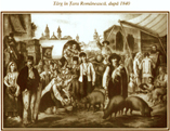 Târg în Tara Româneasca, dupa 1840